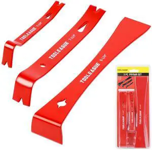TOOLEAGUE 3Pcs Mini Flat Pry Bar Set, Bee Hive Tool TOOLEAGUE 3Pcs Mini Flat Pry Bar Set, Bee Hive Tool