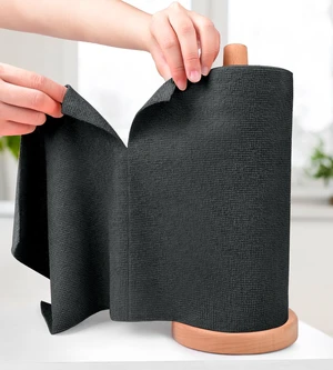 KitchLife Microfiber Cleaning Cloth Roll - 20 Sheets Tear-Away Reusable Microfiber Paper Towels, Lint-Free, Washable, for Kitchen, Car, Dishes, and Sensitive Surfaces (Bl KitchLife Microfiber Cleaning Cloth Roll - 20 Sheets Tear-Away Reusable Microfiber Paper Towels, Lint-Free, Washable, for Kitchen, Car, Dishes, and Sensitive Surfaces (Bl