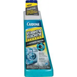 Carbona Washing Machine Cleaner with Activated Charcoal, 8.4 FL Oz, 1 Pack, Removes Odor-Causing Residues, Works in Standard & High Efficiency Washing Machines Carbona Washing Machine Cleaner with Activated Charcoal, 8.4 FL Oz, 1 Pack, Removes Odor-Causing Residues, Works in Standard & High Efficiency Washing Machines
