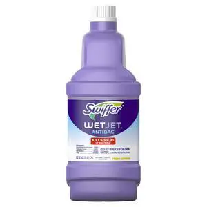 Swiffer WetJet Antibacterial Solution Refill, All Purpose Multi Surface Floor Cleaning Solution, Fresh Citrus Scent, 1.25 Liters for Floor Mopping and Cleaning Swiffer WetJet Antibacterial Solution Refill, All Purpose Multi Surface Floor Cleaning Solution, Fresh Citrus Scent, 1.25 Liters for Floor Mopping and Cleaning