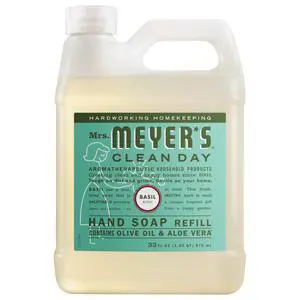 MRS. MEYER'S CLEAN DAY Basil Liquid Hand Soap Refill, 33 fl oz MRS. MEYER'S CLEAN DAY Basil Liquid Hand Soap Refill, 33 fl oz