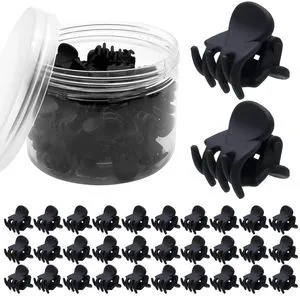 BokWin Mini Hair Clips, 0.6Inch, Matte Black, 50 Pcs BokWin Mini Hair Clips, 0.6Inch, Matte Black, 50 Pcs
