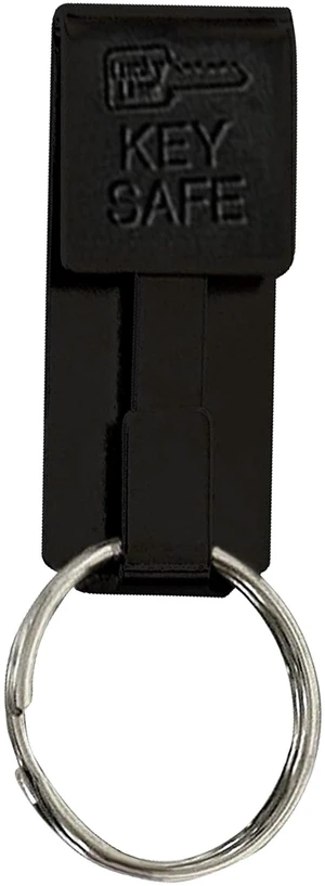 Lucky Line 47701 Key Safe Belt Key Ring Holder Slip On, Black Powder Coat, 1/Pk Lucky Line 47701 Key Safe Belt Key Ring Holder Slip On, Black Powder Coat, 1/Pk