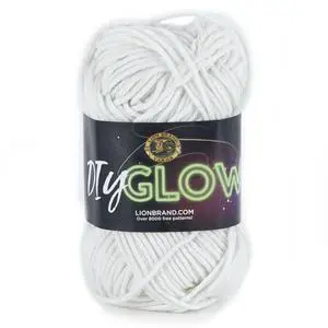 Lion Brand DIY Glow Yarn, Natural Lion Brand DIY Glow Yarn, Natural