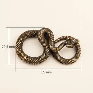 Bronze Heavy Snake Figurine, Fantasy Brass Vintage Style Statue, High Simulation Snake Sculpture, Office Desktop Home Decor, Collectible Gift Bronze Heavy Snake Figurine, Fantasy Brass Vintage Style Statue, High Simulation Snake Sculpture, Office Desktop Home Decor, Collectible Gift
