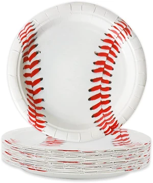 Gisgfim 48 Pcs Baseball Plates Disposable Paper Dessert Cake Plates Birthday Party Supplies Tableware Decorations Favors for Sport Fans Boys Baby Shower Gisgfim 48 Pcs Baseball Plates Disposable Paper Dessert Cake Plates Birthday Party Supplies Tableware Decorations Favors for Sport Fans Boys Baby Shower