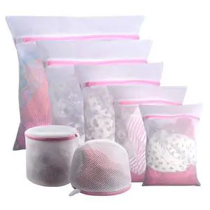 GOGOODA Durable Protective Mesh Laundry Bags for Delicates GOGOODA Durable Protective Mesh Laundry Bags for Delicates
