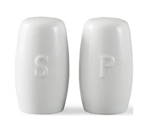 Better Homes & Gardens White Porcelain Embossed Salt & Pepper Shaker Set Better Homes & Gardens White Porcelain Embossed Salt & Pepper Shaker Set