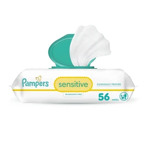 Pampers Sensitive Unscented Baby Wipes, 1-Pack (56 Count) Pampers Sensitive Unscented Baby Wipes, 1-Pack (56 Count)