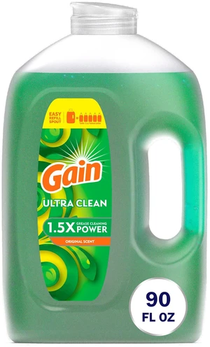 Gain Ultra Dish Soap, Original Scent, 90.0fl oz Gain Ultra Dish Soap, Original Scent, 90.0fl oz