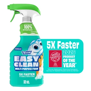 Scrubbing Bubbles Easy Clean Multi-Purpose Bathroom Shower & Tub Cleaner Spray, 32 oz Scrubbing Bubbles Easy Clean Multi-Purpose Bathroom Shower & Tub Cleaner Spray, 32 oz