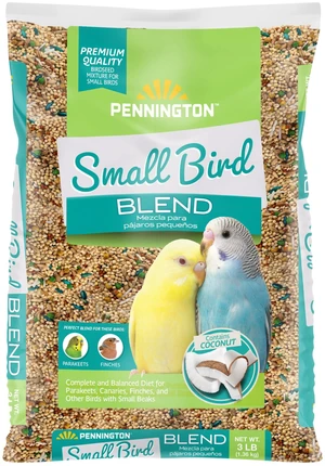 Pennington Small Breed Everyday Blend Bird Food for Parakeets, Canaries and Finches, 3lb Bag Pennington Small Breed Everyday Blend Bird Food for Parakeets, Canaries and Finches, 3lb Bag