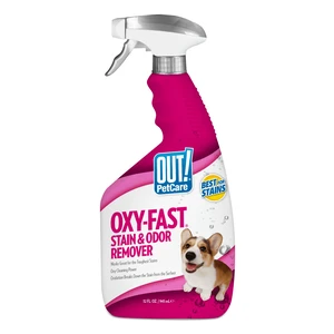 OUT! Oxygen Activated Pet Stain & Odor Remover for Dogs, Fresh Scent, 32oz OUT! Oxygen Activated Pet Stain & Odor Remover for Dogs, Fresh Scent, 32oz