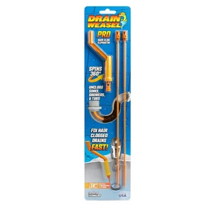 FlexiSnake Drain Weasel Pro Hair Clog Remover Starter Kit 2 Pack FlexiSnake Drain Weasel Pro Hair Clog Remover Starter Kit 2 Pack