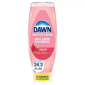 Dawn Gentle Clean EZ-Squeeze Dish Soap, Dishwashing Liquid, Pomegranate & Rose Water, 24.3oz Dawn Gentle Clean EZ-Squeeze Dish Soap, Dishwashing Liquid, Pomegranate & Rose Water, 24.3oz