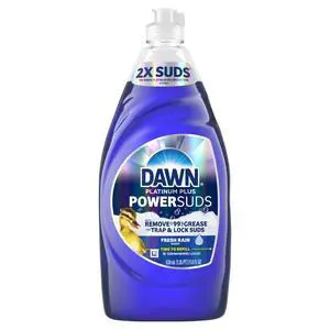 Dawn Platinum Plus PowerSuds Liquid Dish Soap, 21.6 oz. Bottle Dawn Platinum Plus PowerSuds Liquid Dish Soap, 21.6 oz. Bottle