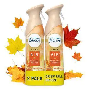 Febreze Odor-Fighting Air Freshener Spray, Room Spray, Crisp Fall Breeze Air Mist, 8.1 oz, 2ct Febreze Odor-Fighting Air Freshener Spray, Room Spray, Crisp Fall Breeze Air Mist, 8.1 oz, 2ct