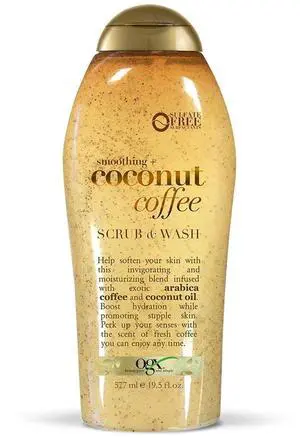 OGX Smoothing + Coconut Coffee Exfoliating Body Scrub, 19.5 Fl oz OGX Smoothing + Coconut Coffee Exfoliating Body Scrub, 19.5 Fl oz