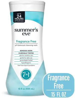 Summers Eve Fragrance Free All-Over Daily Feminine Wash, 15 Oz Summers Eve Fragrance Free All-Over Daily Feminine Wash, 15 Oz