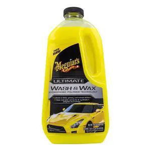 Meguiars Ultimate Car Wash and Wax, Hybrid Glossy Shine and Protection, 48 fl oz. Meguiars Ultimate Car Wash and Wax, Hybrid Glossy Shine and Protection, 48 fl oz.