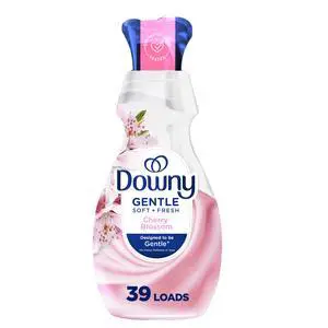 Downy Gentle Soft and Fresh Liquid Fabric Softener, Cherry Blossom Scent, 26 fl oz, 39 Loads Downy Gentle Soft and Fresh Liquid Fabric Softener, Cherry Blossom Scent, 26 fl oz, 39 Loads