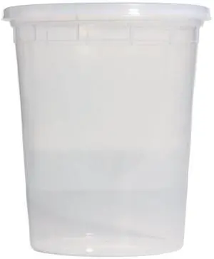 Mainstays Clear Plastic Deli Containers, 32 oz, 40 Piece Mainstays Clear Plastic Deli Containers, 32 oz, 40 Piece