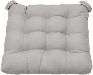 Mainstays Textured Chair Seat Pad (Chair Cushion), Silver Color, 1-Piece, 15.5" x 16" Mainstays Textured Chair Seat Pad (Chair Cushion), Silver Color, 1-Piece, 15.5" x 16"