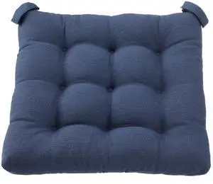 Mainstays Textured Chair Seat Pad (Chair Cushion), Navy Color, 1-Piece, 15.5" x 16" Mainstays Textured Chair Seat Pad (Chair Cushion), Navy Color, 1-Piece, 15.5" x 16"