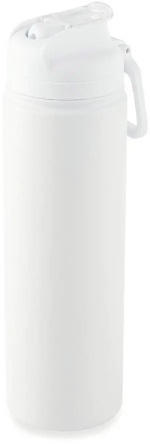 Mainstays 24 oz Stainless Steel Sip Water Bottle, White Mainstays 24 oz Stainless Steel Sip Water Bottle, White