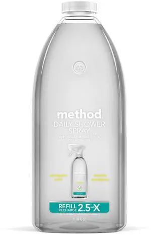 Method Daily Shower Spray Cleaner Refill, Eucalyptus Mint, 68 fl oz Method Daily Shower Spray Cleaner Refill, Eucalyptus Mint, 68 fl oz