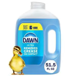 Dawn Ultra Dish Soap Refill Jug, 51.5 oz, Original Blue Liquid Dishwashing Detergent, Powerful for Grease Dawn Ultra Dish Soap Refill Jug, 51.5 oz, Original Blue Liquid Dishwashing Detergent, Powerful for Grease