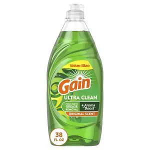 Gain Ultra Liquid Dish Soap, Original Scent, Grease Removal, 38Fl Oz (Pack of 1) Gain Ultra Liquid Dish Soap, Original Scent, Grease Removal, 38Fl Oz (Pack of 1)