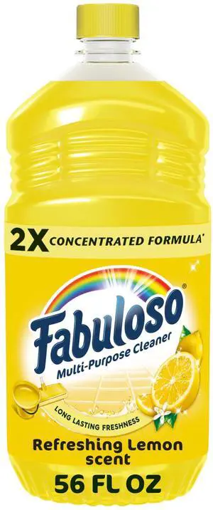 Fabuloso 2X All-Purpose Cleaner, Refreshing Lemon Scent, 56 fl oz Fabuloso 2X All-Purpose Cleaner, Refreshing Lemon Scent, 56 fl oz