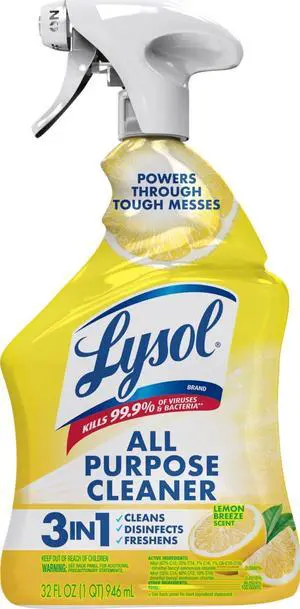 Lysol All Purpose Cleaner Spray Disinfectant Lemon 32oz Lysol All Purpose Cleaner Spray Disinfectant Lemon 32oz