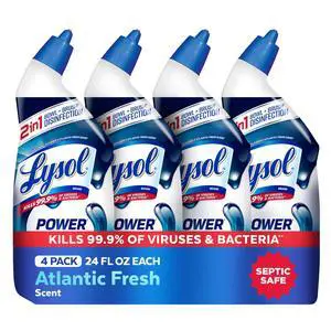 Lysol Toilet Bowl Cleaner Clinging Gel Power, 24 oz, 4 Pack Lysol Toilet Bowl Cleaner Clinging Gel Power, 24 oz, 4 Pack