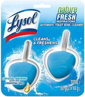 Lysol Automatic In-the-Bowl Toilet Cleaner, Atlantic Fresh Scent, 2 Count (Pack of 1) Lysol Automatic In-the-Bowl Toilet Cleaner, Atlantic Fresh Scent, 2 Count (Pack of 1)