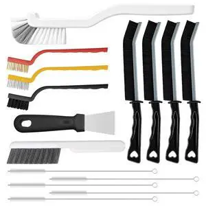 Crevice Cleaning Brush, Multifunctional Grout Brush and Straw Brush, 15Pcs Crevice Cleaning Brush, Multifunctional Grout Brush and Straw Brush, 15Pcs