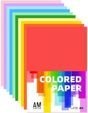 AIMI Assorted Colors Construction Paper A4 Copy Paper Bulk for School AIMI Assorted Colors Construction Paper A4 Copy Paper Bulk for School