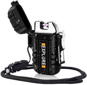Dual Arc Plasma Rechargeable Electric Lighter Waterproof Dual Arc Plasma Rechargeable Electric Lighter Waterproof