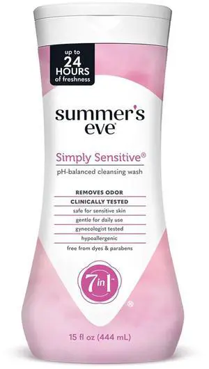 Summer's Eve Simply Sensitive All-Over Daily Feminine Wash, 15 Fl Oz Summer's Eve Simply Sensitive All-Over Daily Feminine Wash, 15 Fl Oz