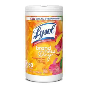 Lysol Disinfecting Wipes Multi-Surface Cleaner Mango 80 ct Lysol Disinfecting Wipes Multi-Surface Cleaner Mango 80 ct