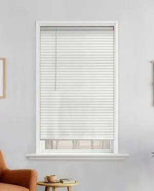 Mainstays Cordless Vinyl Light Filtering Mini Blinds, 1 in Slat, White, 23 in W x 42 in L Mainstays Cordless Vinyl Light Filtering Mini Blinds, 1 in Slat, White, 23 in W x 42 in L