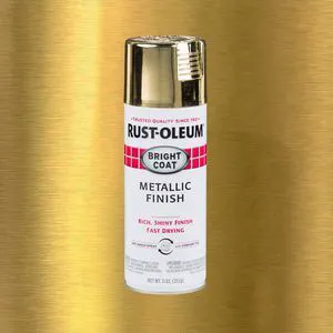 Rust-Oleum Stops Rust Bright Coat Metallic Spray Paint, Gold, 11 oz, 7710830 Rust-Oleum Stops Rust Bright Coat Metallic Spray Paint, Gold, 11 oz, 7710830