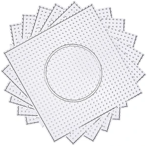 H&W 4PCS 5mm Fuse Beads Boards Large Clear Pegboards Kit with Gift 4 Ironing Paper (WA3-Z1) H&W 4PCS 5mm Fuse Beads Boards Large Clear Pegboards Kit with Gift 4 Ironing Paper (WA3-Z1)