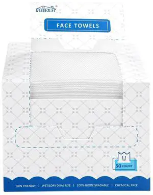 HOMEXCEL Disposable Face Towels, Ultra Soft & Absorbent HOMEXCEL Disposable Face Towels, Ultra Soft & Absorbent