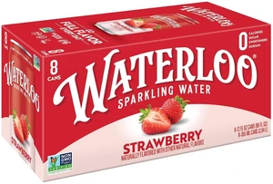Waterloo Sparkling Water Strawberry 12 fl oz 8-Pack Waterloo Sparkling Water Strawberry 12 fl oz 8-Pack