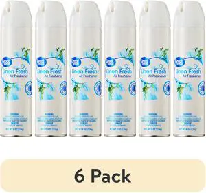 Great Value Aerosol Air Freshener, Linen Fresh, 6 Pack, 8oz Great Value Aerosol Air Freshener, Linen Fresh, 6 Pack, 8oz