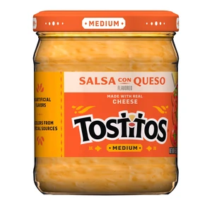 Tostitos Con Queso Cheese, No Artificial Colors or Flavors, 15oz Jar Tostitos Con Queso Cheese, No Artificial Colors or Flavors, 15oz Jar
