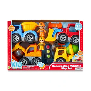 Kid Connection Construction Vehicles Play Set, 12 Pieces, Toddler Toys Kid Connection Construction Vehicles Play Set, 12 Pieces, Toddler Toys