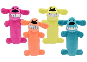 Multipet Loofa Plush Dog Toy, Assorted, 6" Multipet Loofa Plush Dog Toy, Assorted, 6"